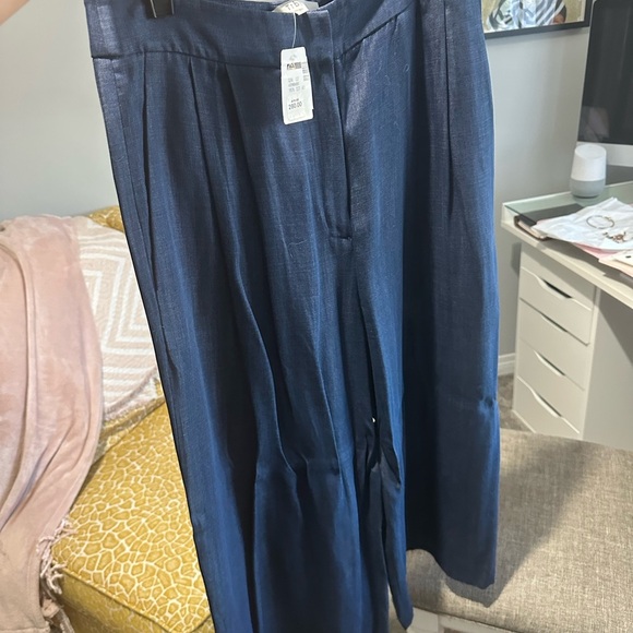 Tibi Women's Blue Wide-Leg Jeans - Picture 5 of 6